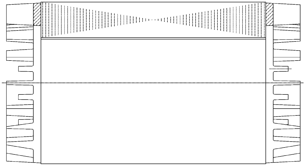 Rotor structure of three-phase asynchronous motor