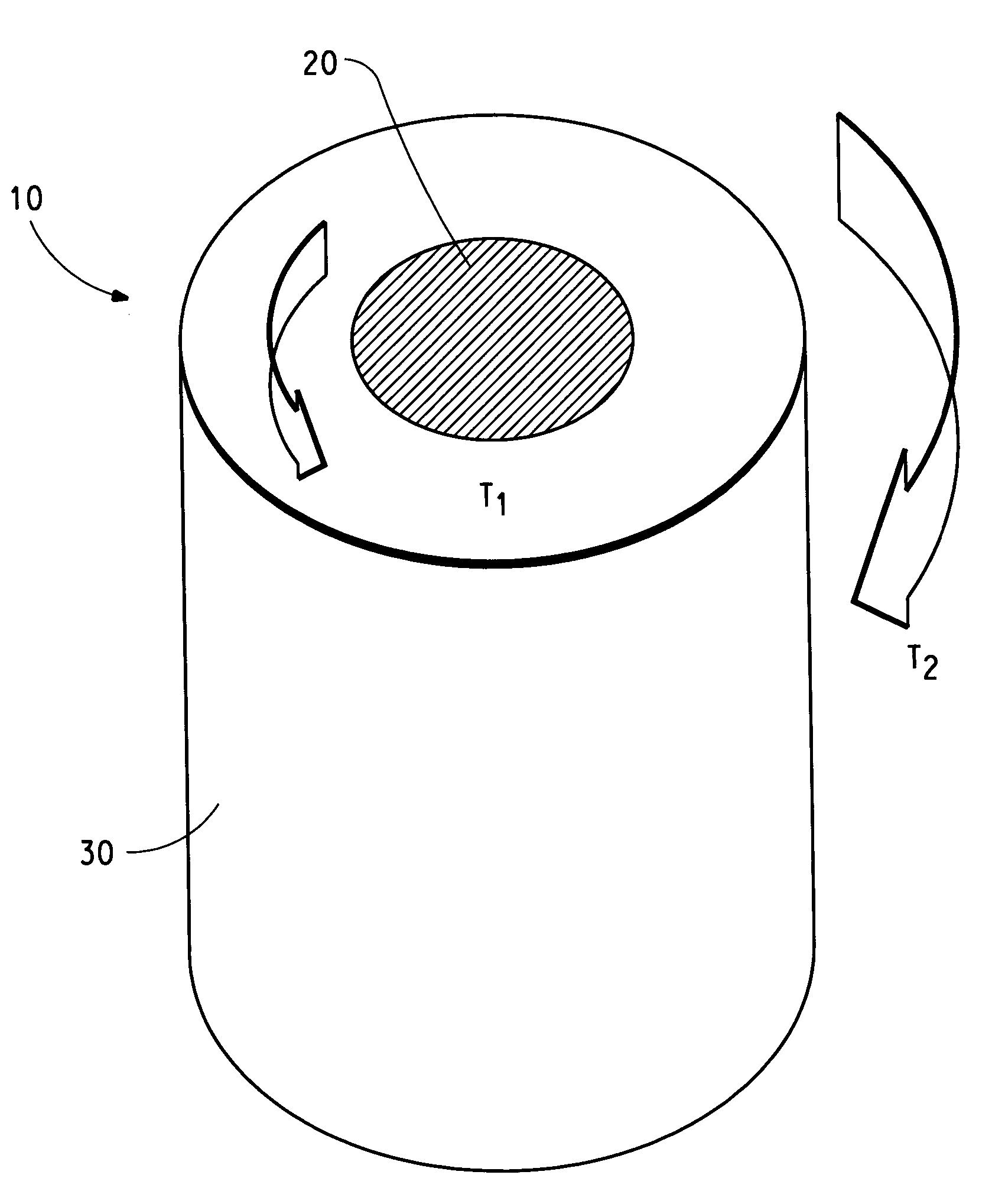 Composite twist core-spun yarn and method and device for its production