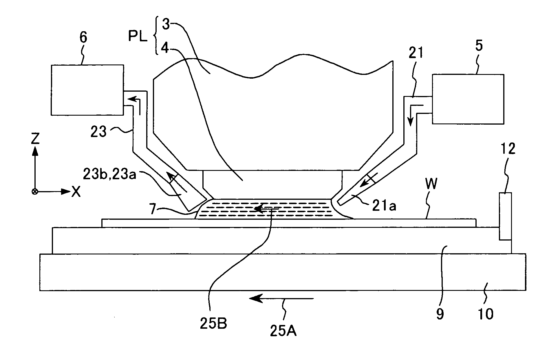 Optical element and projection exposure apparatus based on use of the optical element