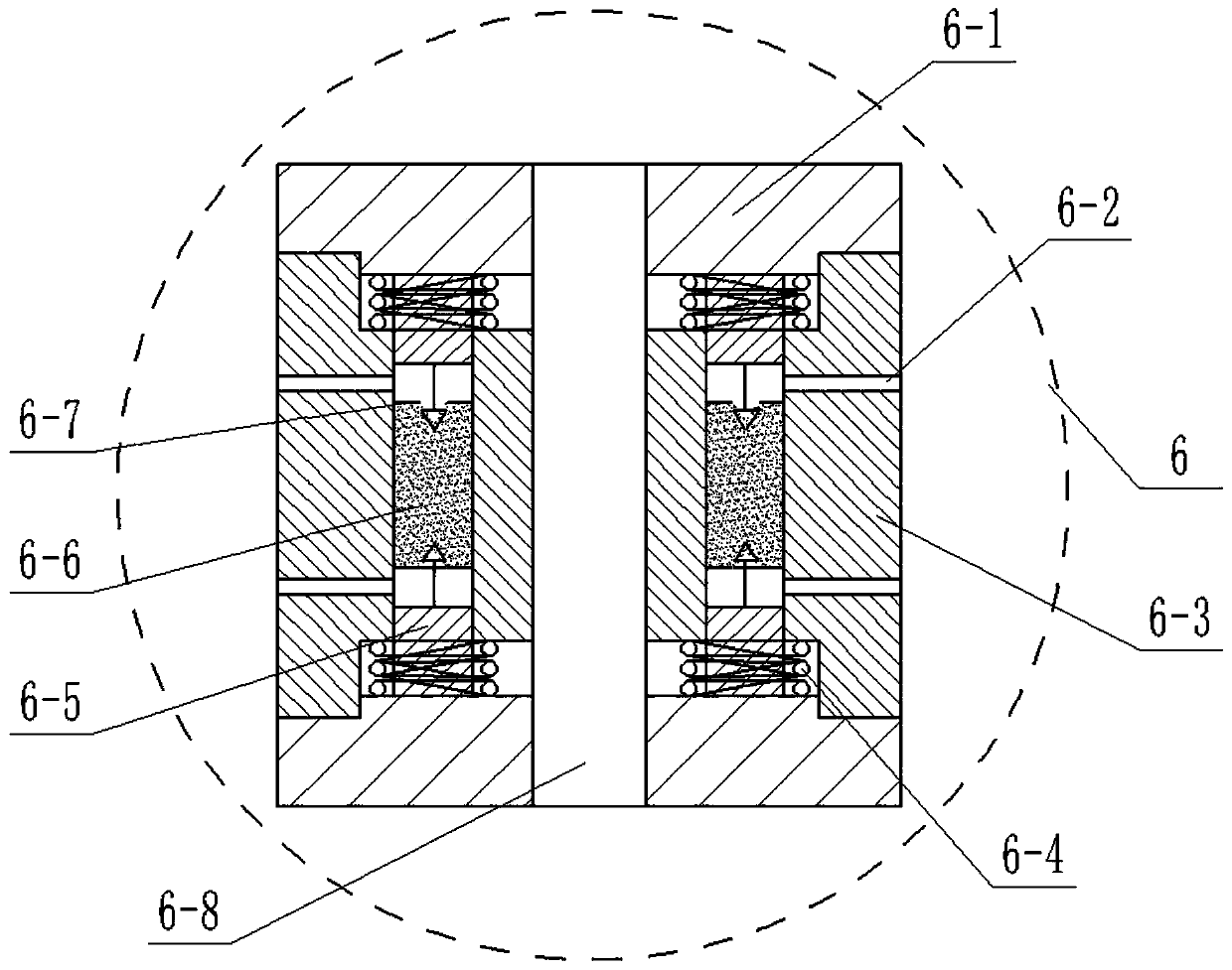 Multi-dimensional buffer spherical suspension device