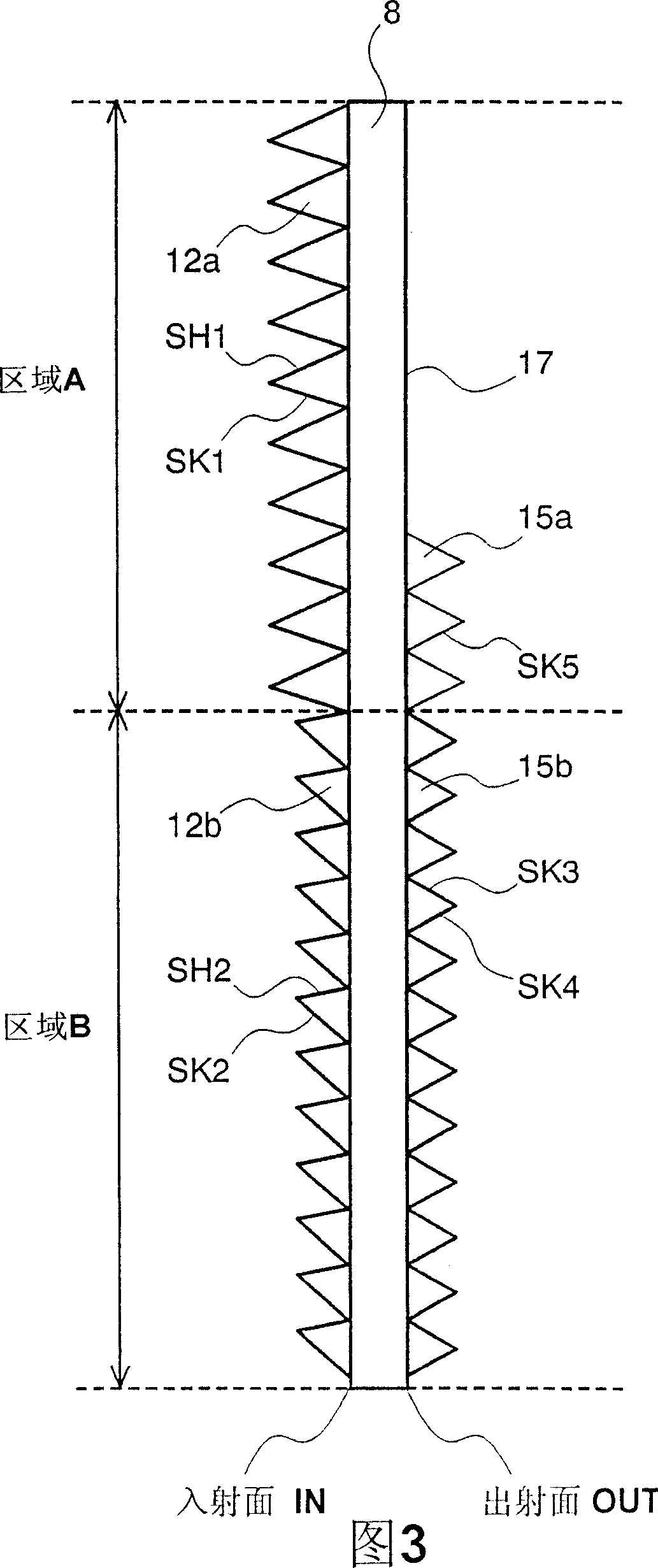 Image display device and fresnel lens sheet used therefor