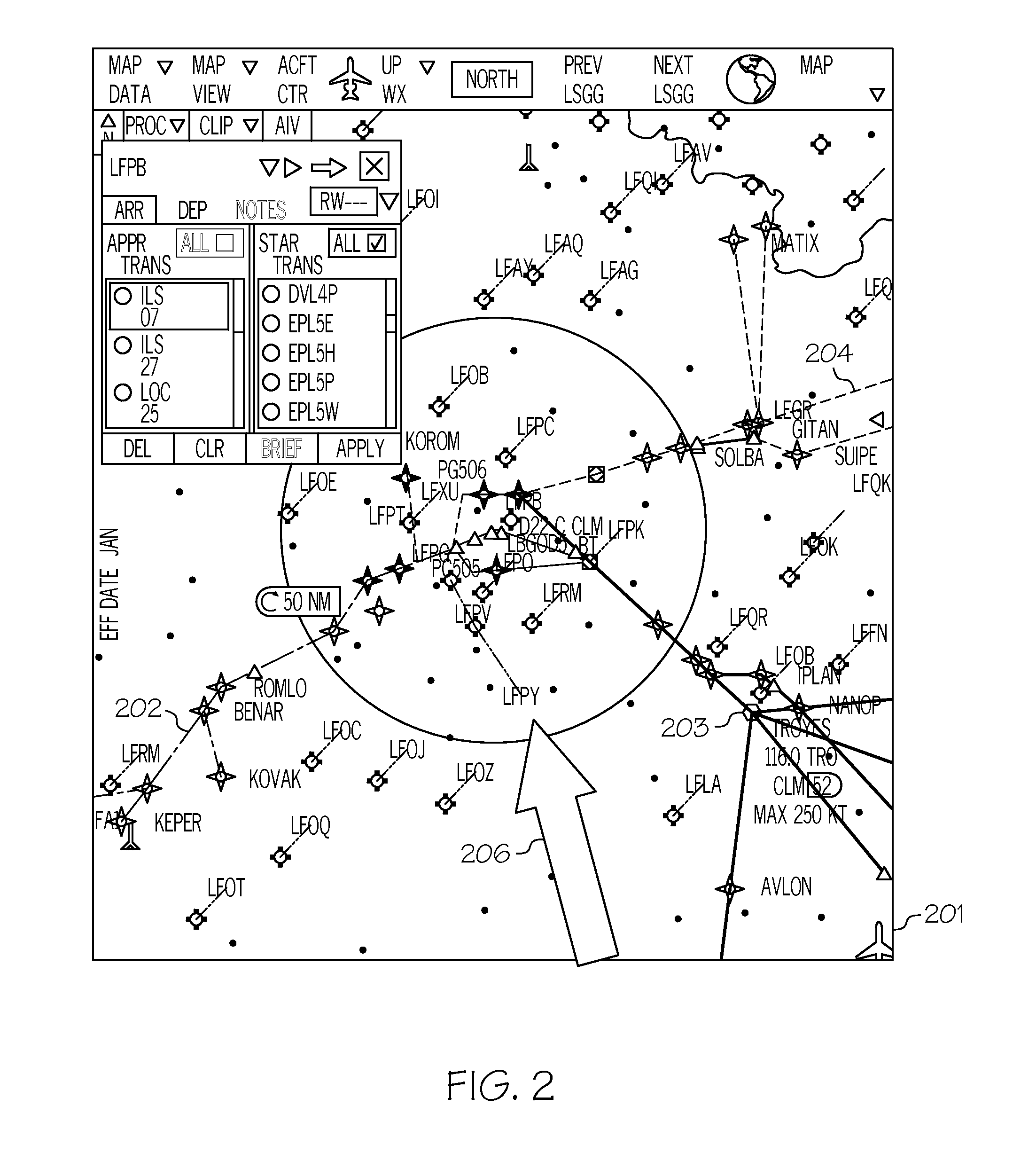 Methods and systems for displaying procedure information on an aircraft display