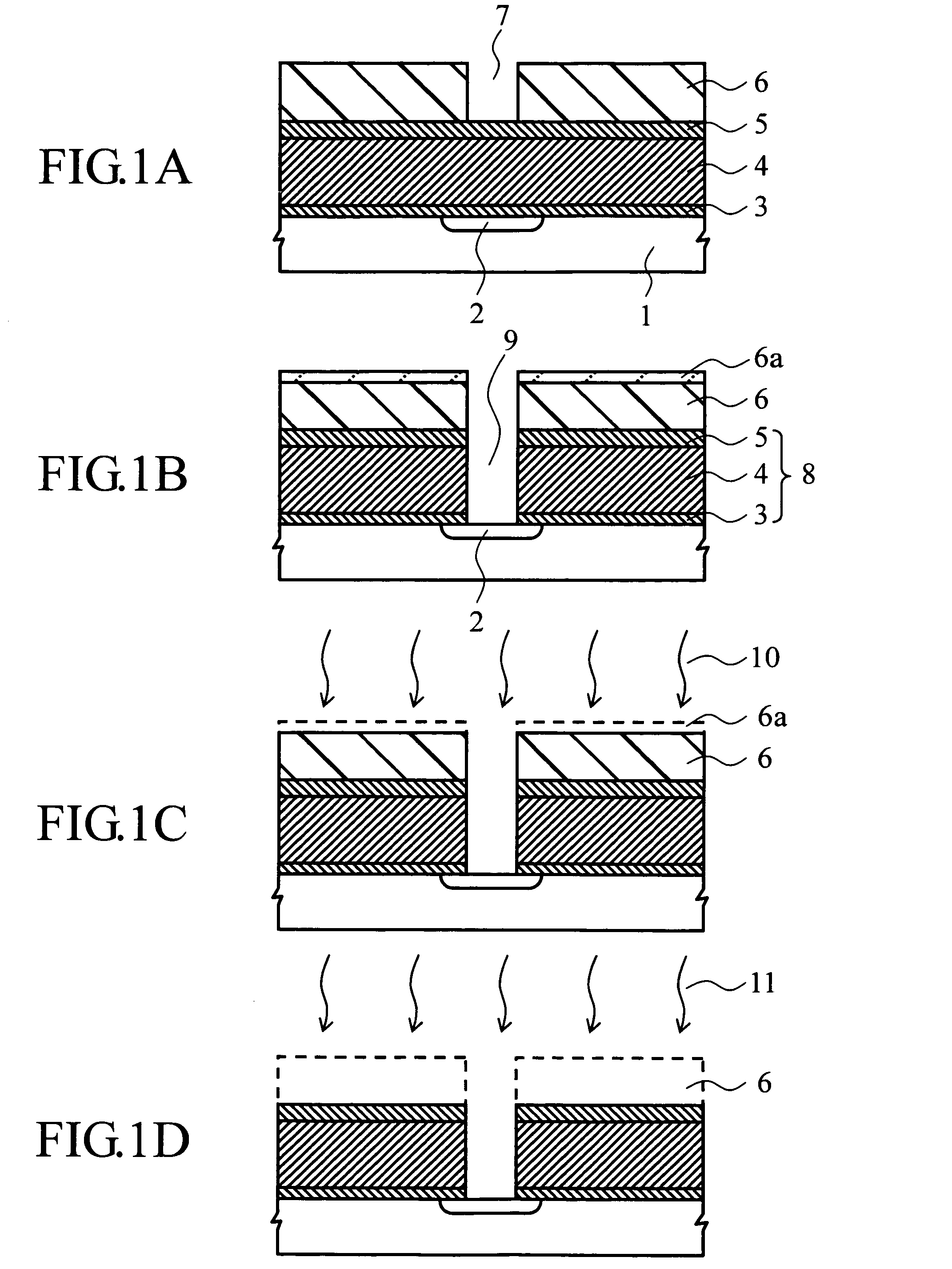Method of removing resist, semiconductor device thereby and method of manufacturing a semiconductor device