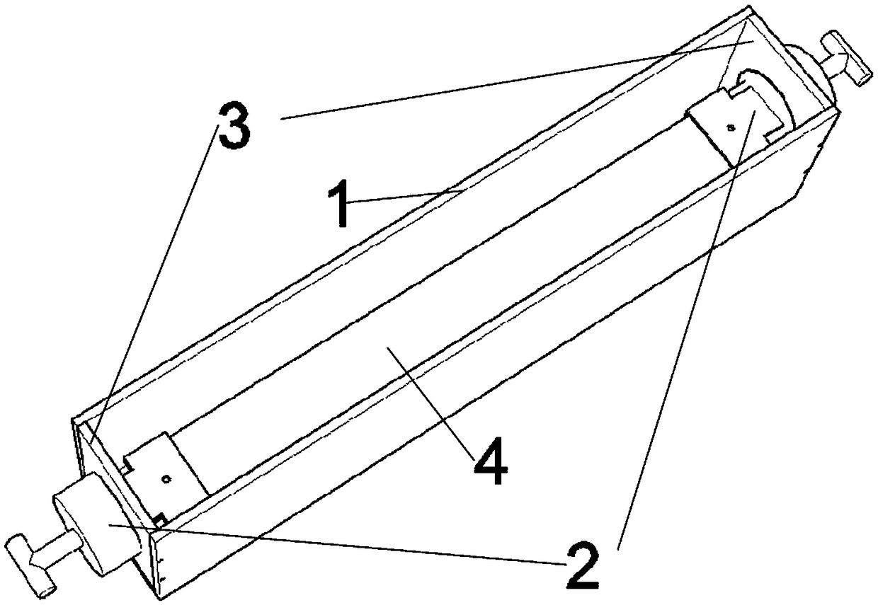 Mold for rock-like sample containing complex joints and sample preparing method