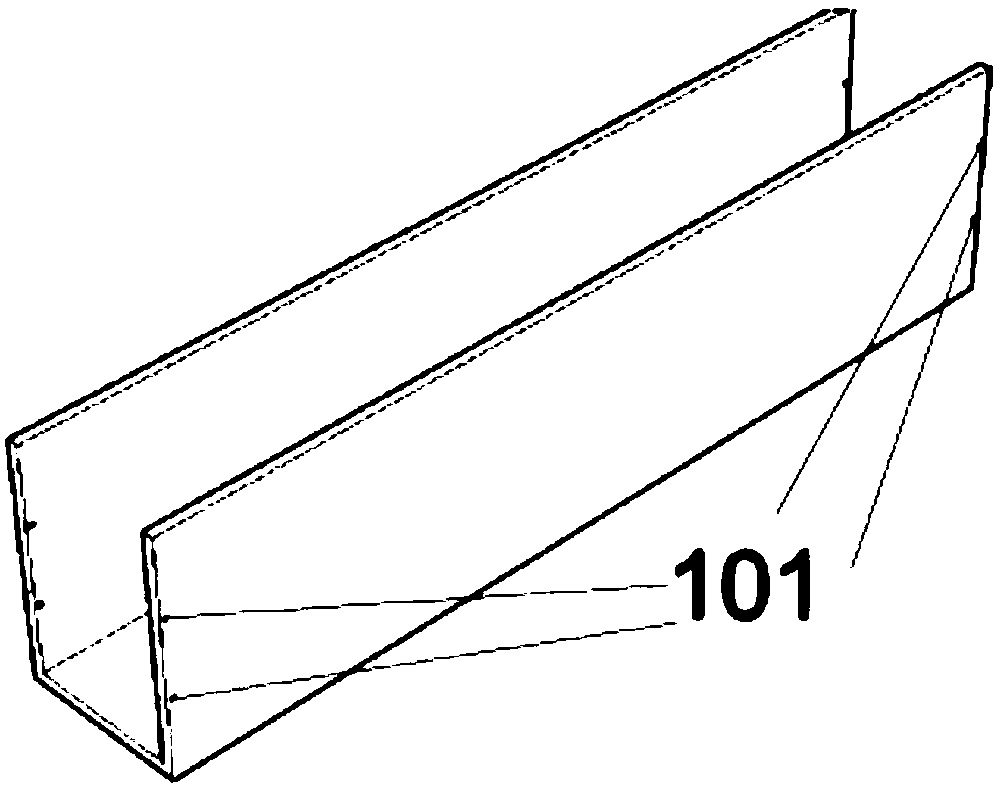 Mold for rock-like sample containing complex joints and sample preparing method