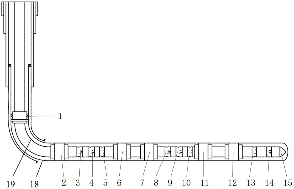 Open-hole horizontal well multi-cluster sliding sleeve staged fracturing string and fracturing method thereof