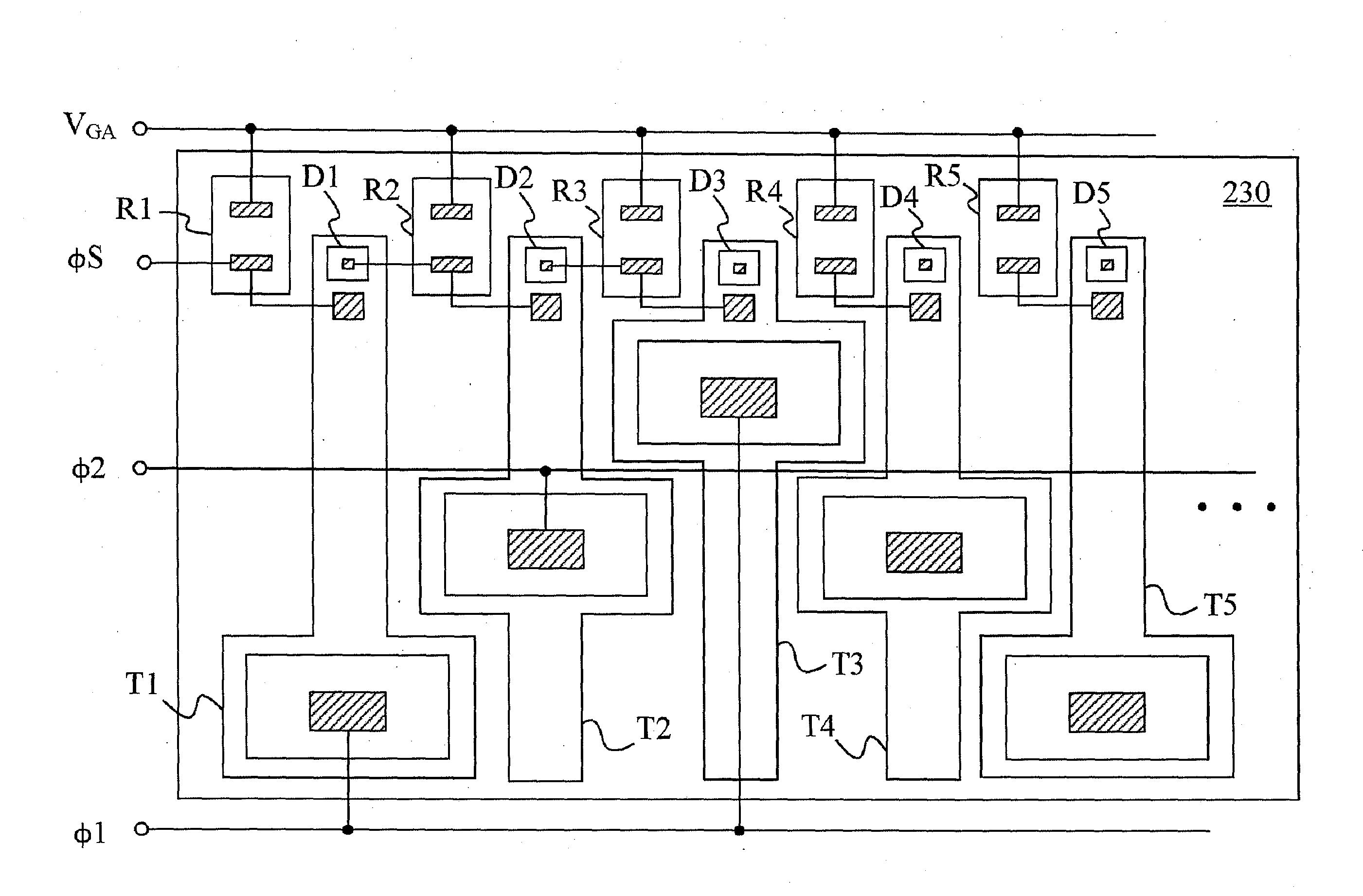 Light emitting diode array structure, and printing head and printing device thereof