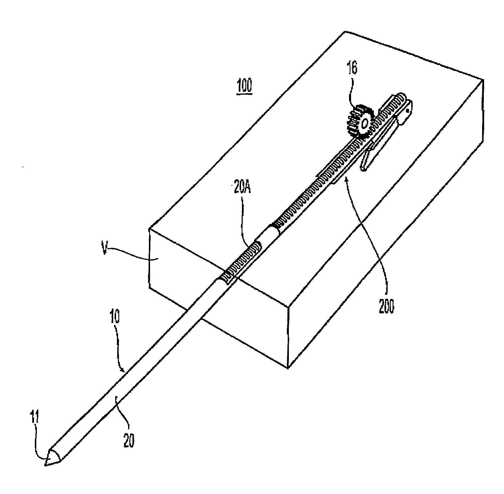 Single-Insertion, Multiple Sampling Biopsy Device With Linear Drive