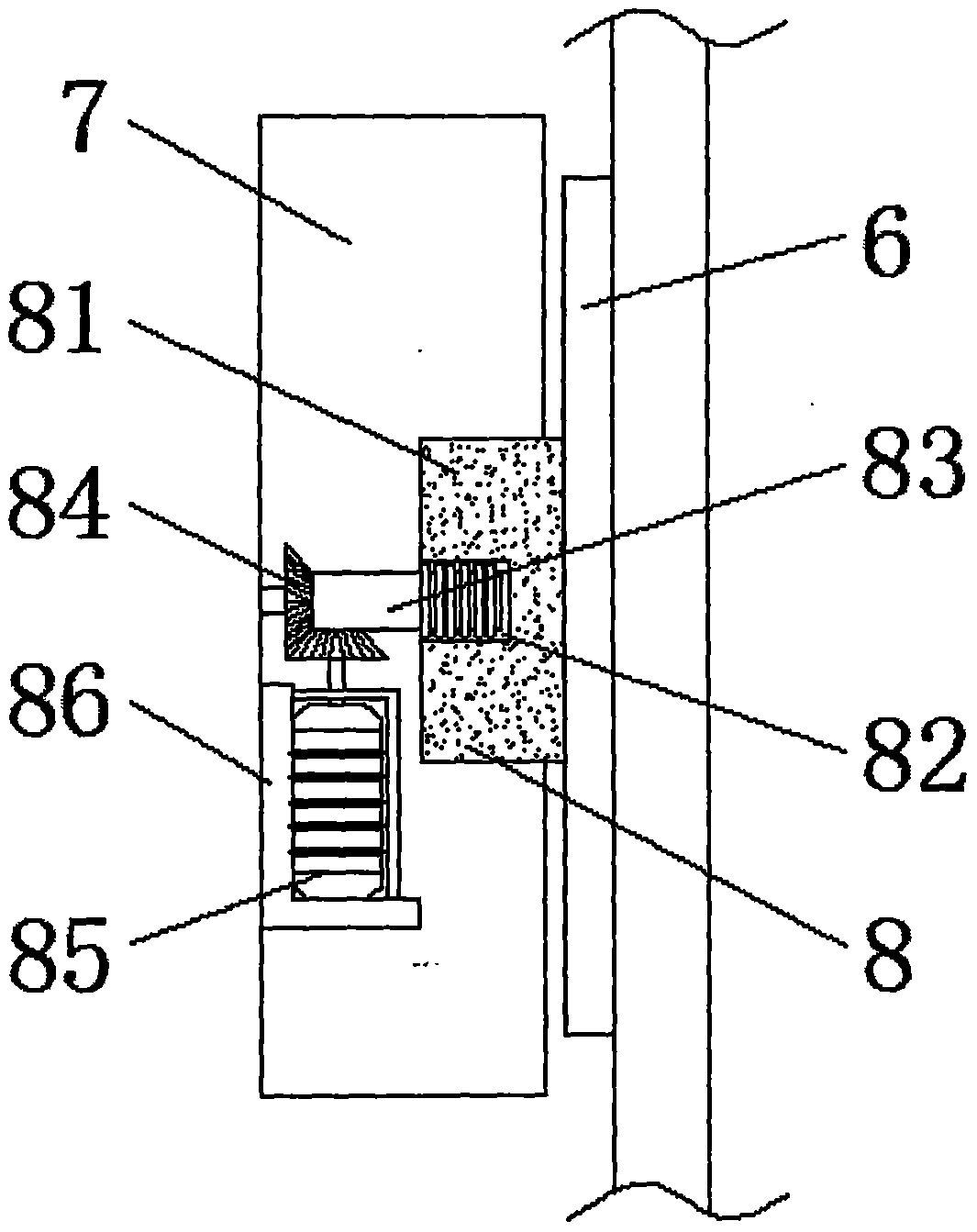 Sanitary cured meat smoking box capable of ensuring uniform smoking effect