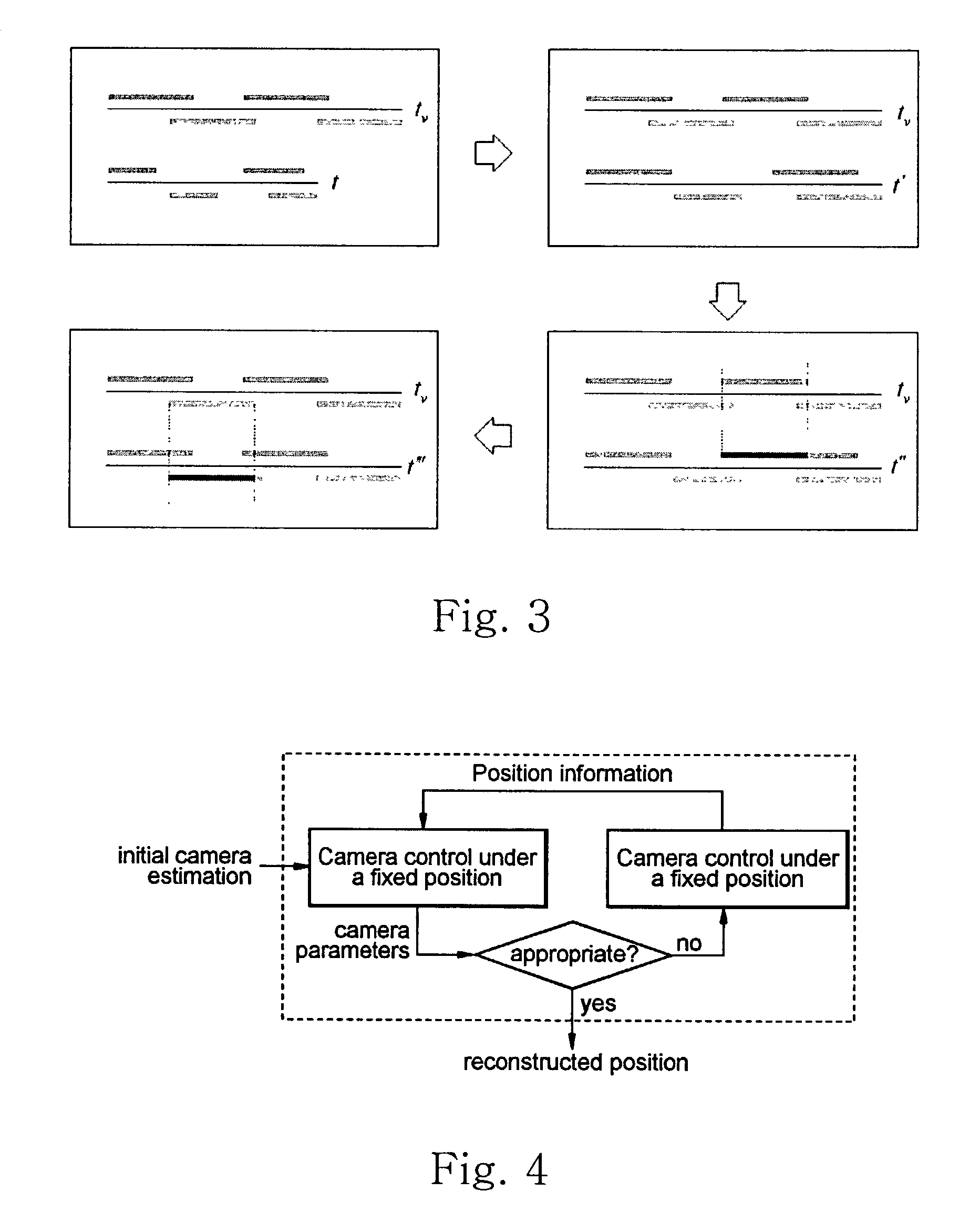 Motion reconstruction method from inter-frame feature correspondences of a singular video stream using a motion library