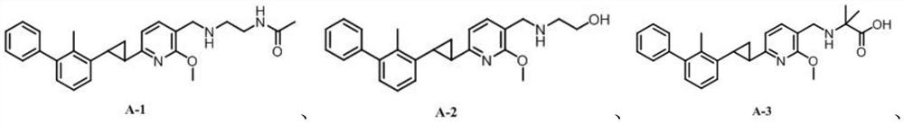 Biphenyl derivative containing cyclopropane structure as well as preparation method and application of biphenyl derivative