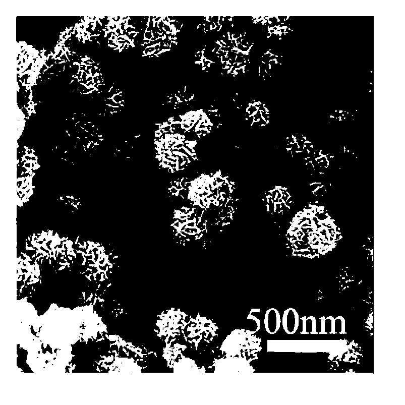 Method for preparing hierarchical floriform hollow-structure CuS