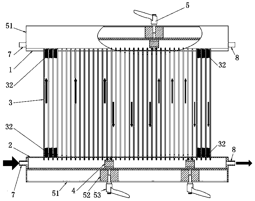 Variable-flow-path parallel flow heat exchanger