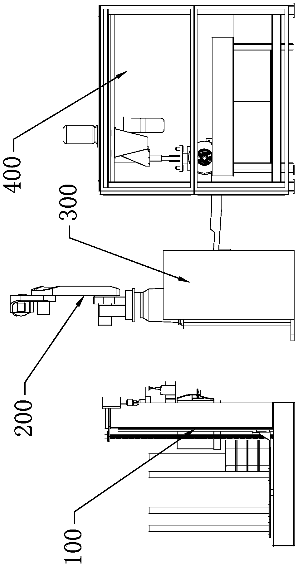 Full-automatic wire winding production line