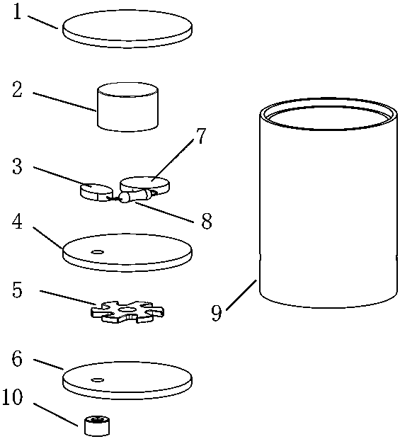 Anti-magnetic levitation gas flowmeter with embedded photoelectric detection unit