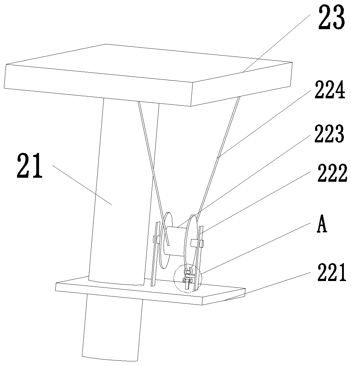 Automatic processing device for plastic sheet