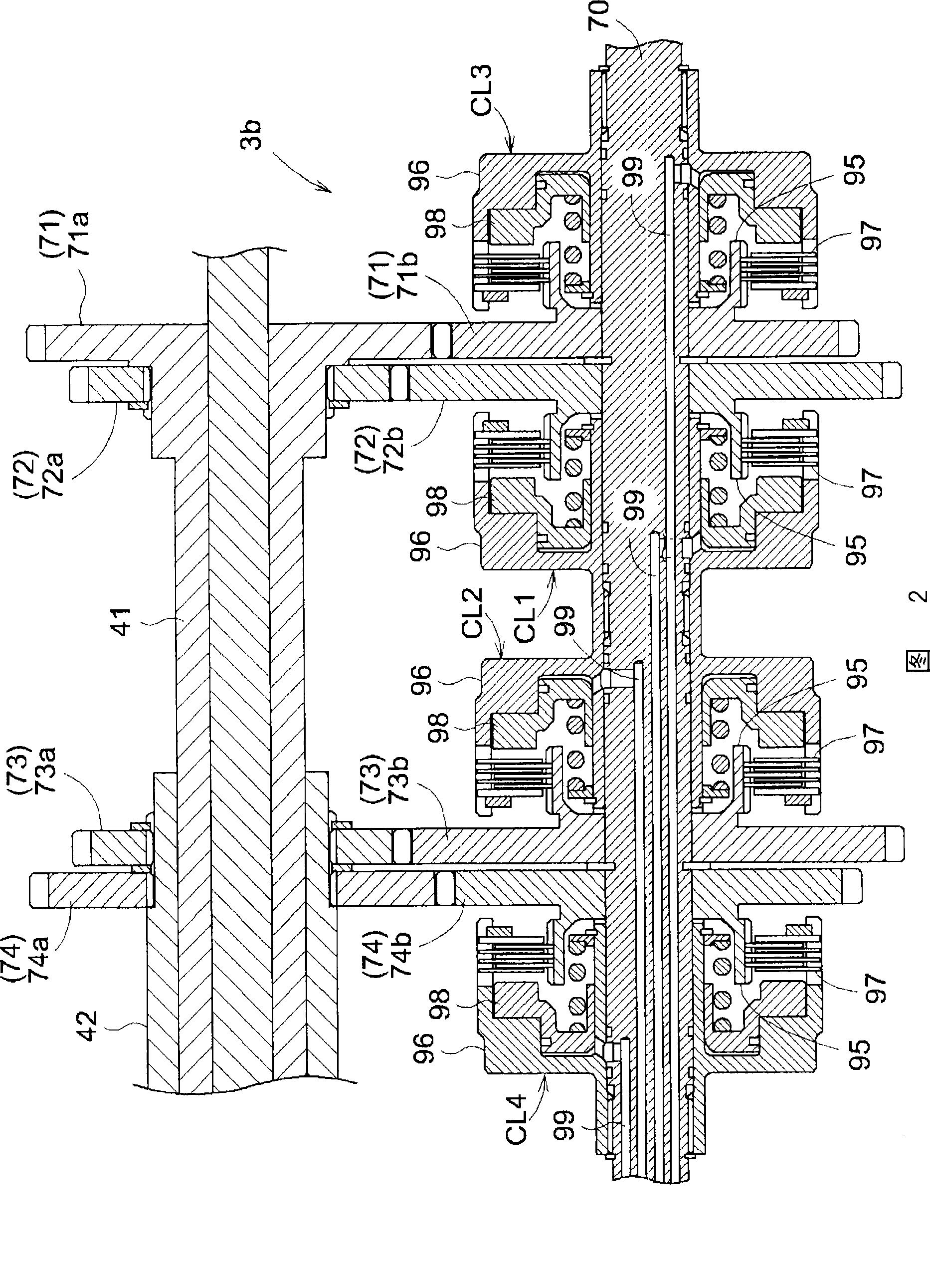 Shifting transmission device