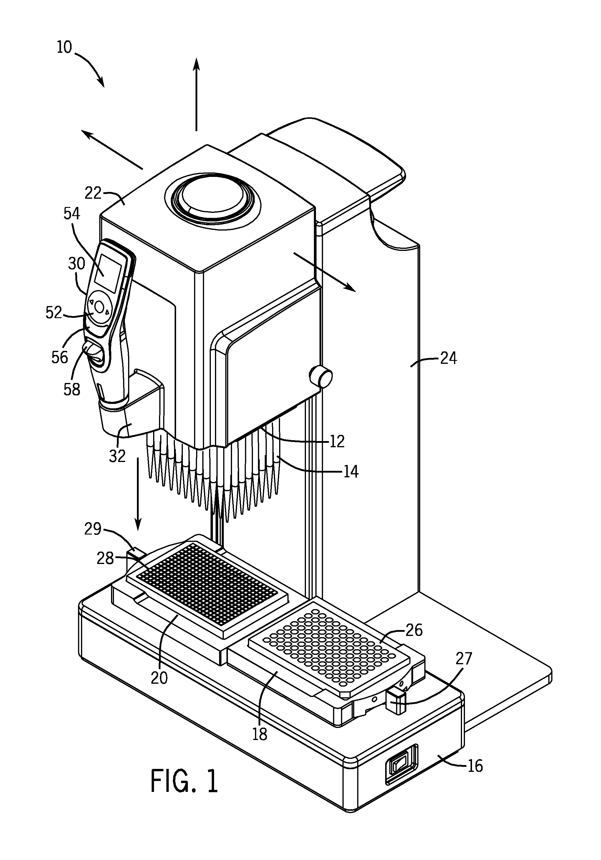 Pipette Tip Positioning For Manually-Directed, Multi-Channel Electronic Pipettor