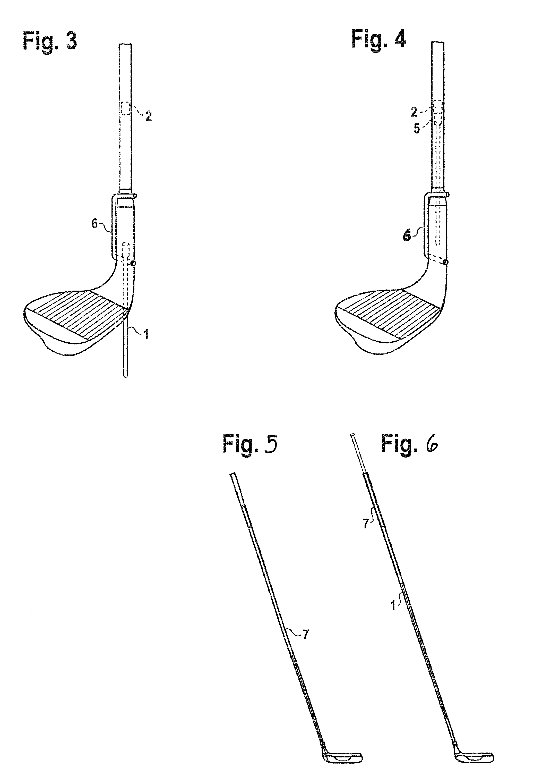 Prop rod for golf club