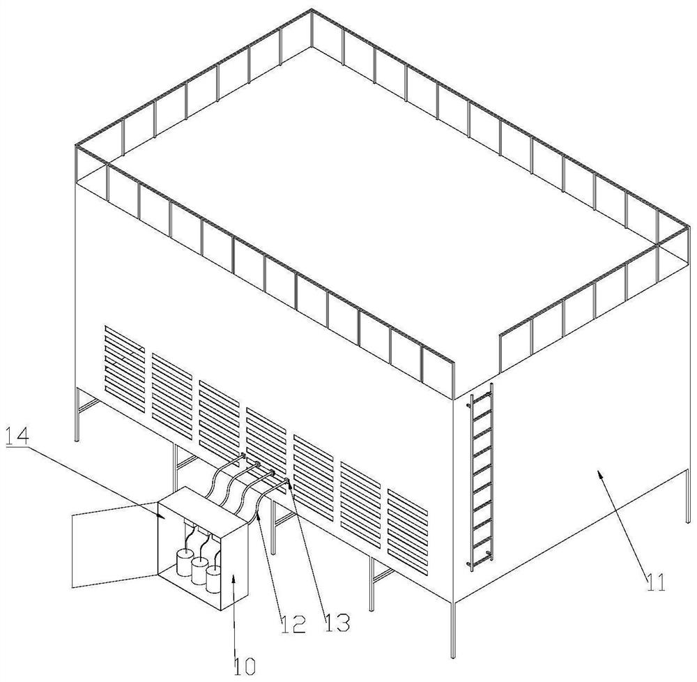 Automatic dosing system and a circulating water cooling system