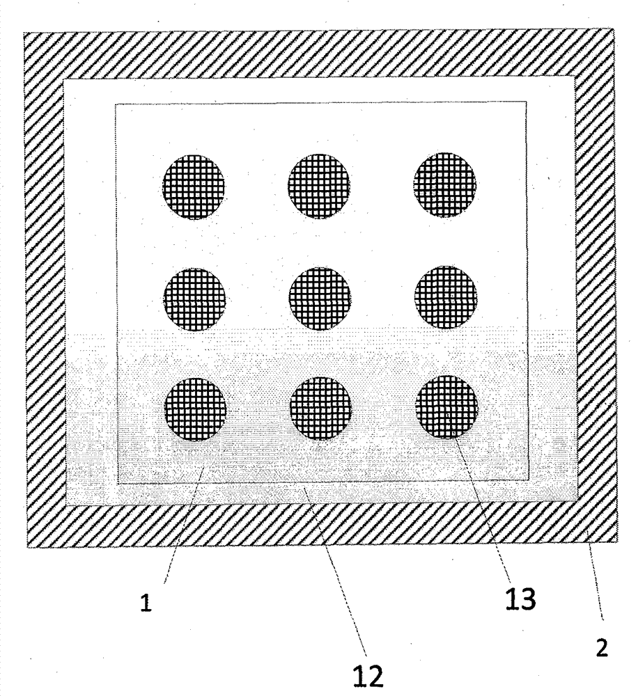 Floating junction silicon carbide SBD device with block-shaped groove and buried layer