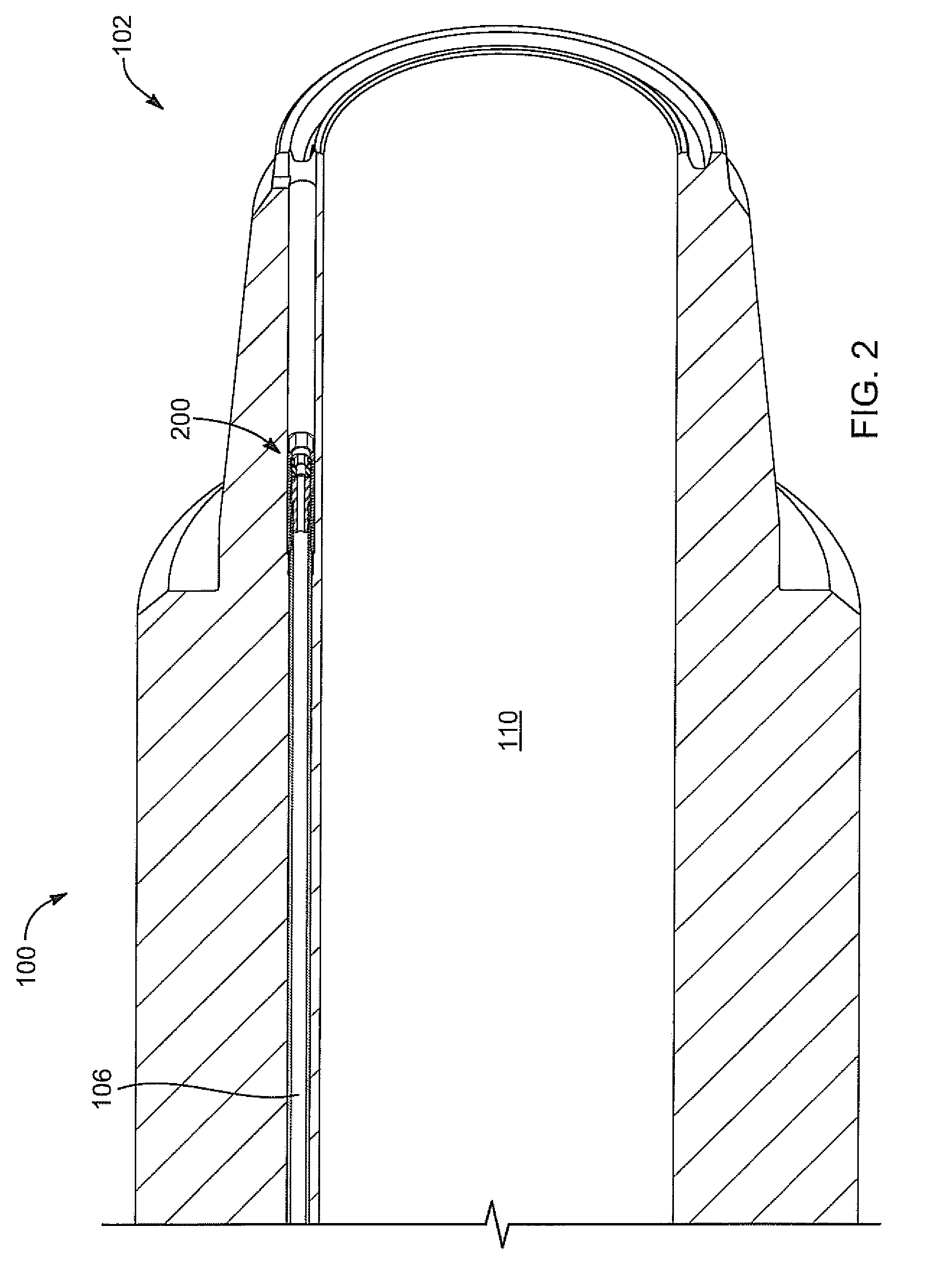Threaded Retention Device for Downhole Transmission Lines