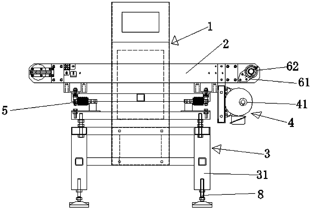 Automatic checkweigher with ball bearing units