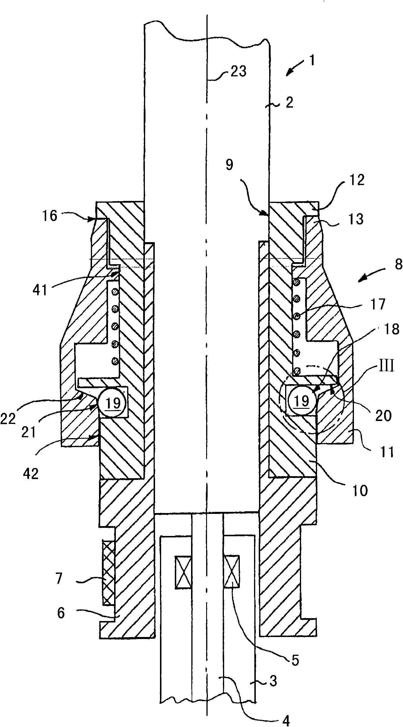 Thread trapper device for a spindle of a spinning or thread machine