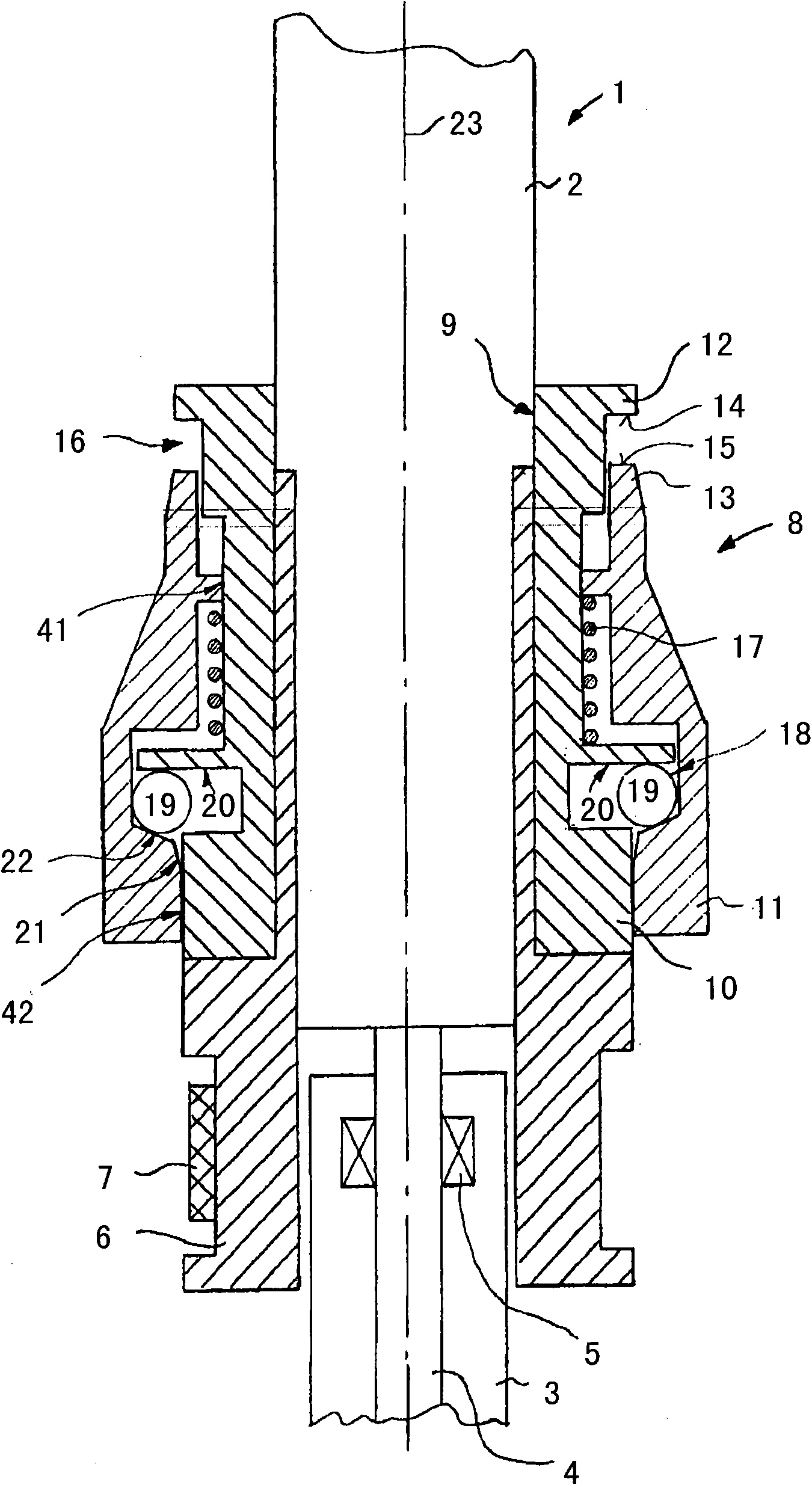 Thread trapper device for a spindle of a spinning or thread machine