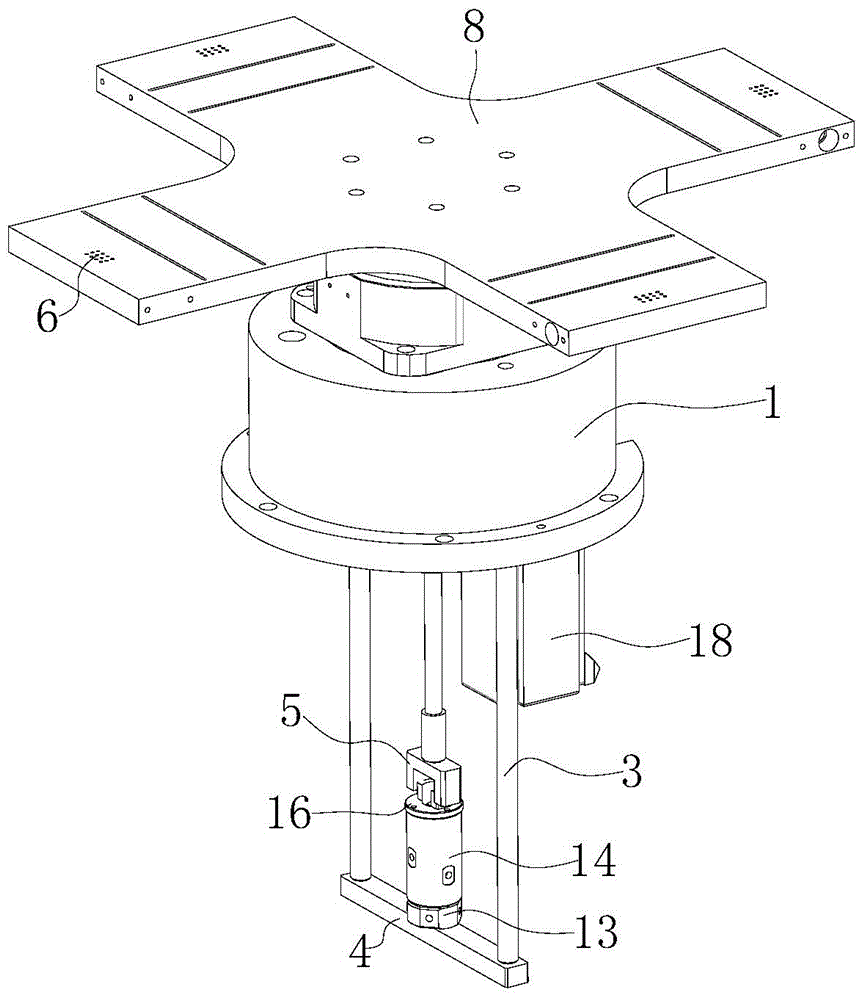 Turntable multi-station automatic dispensing mechanism