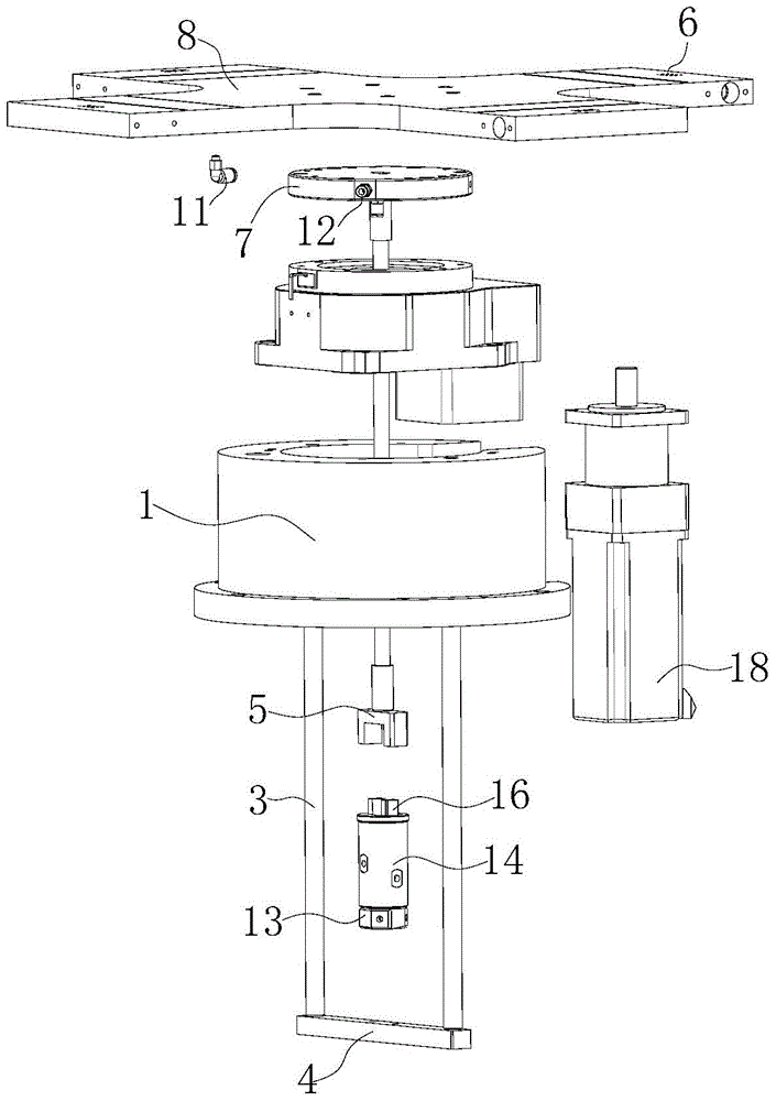 Turntable multi-station automatic dispensing mechanism