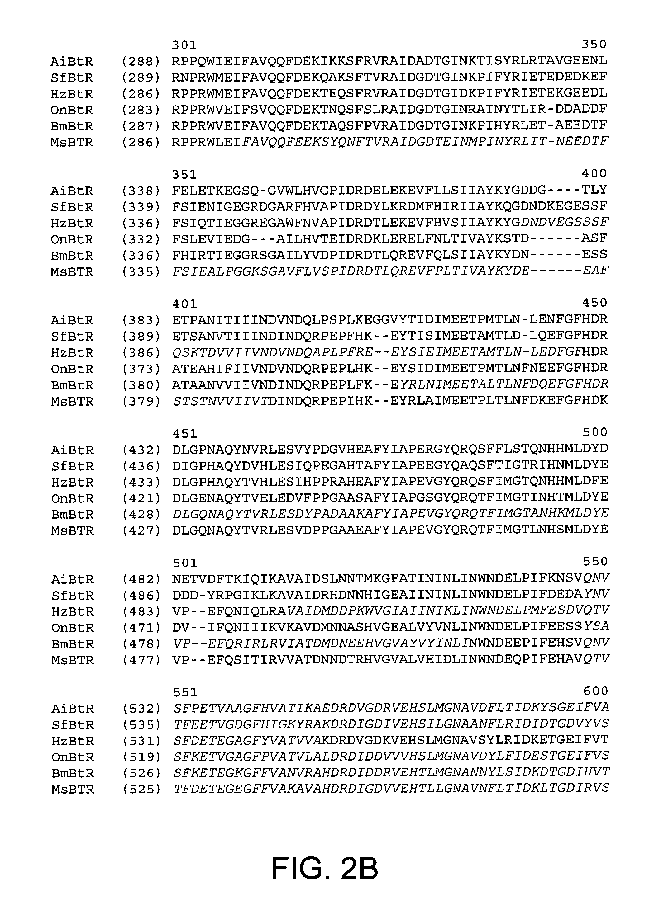 Bt toxin receptors and methods of use