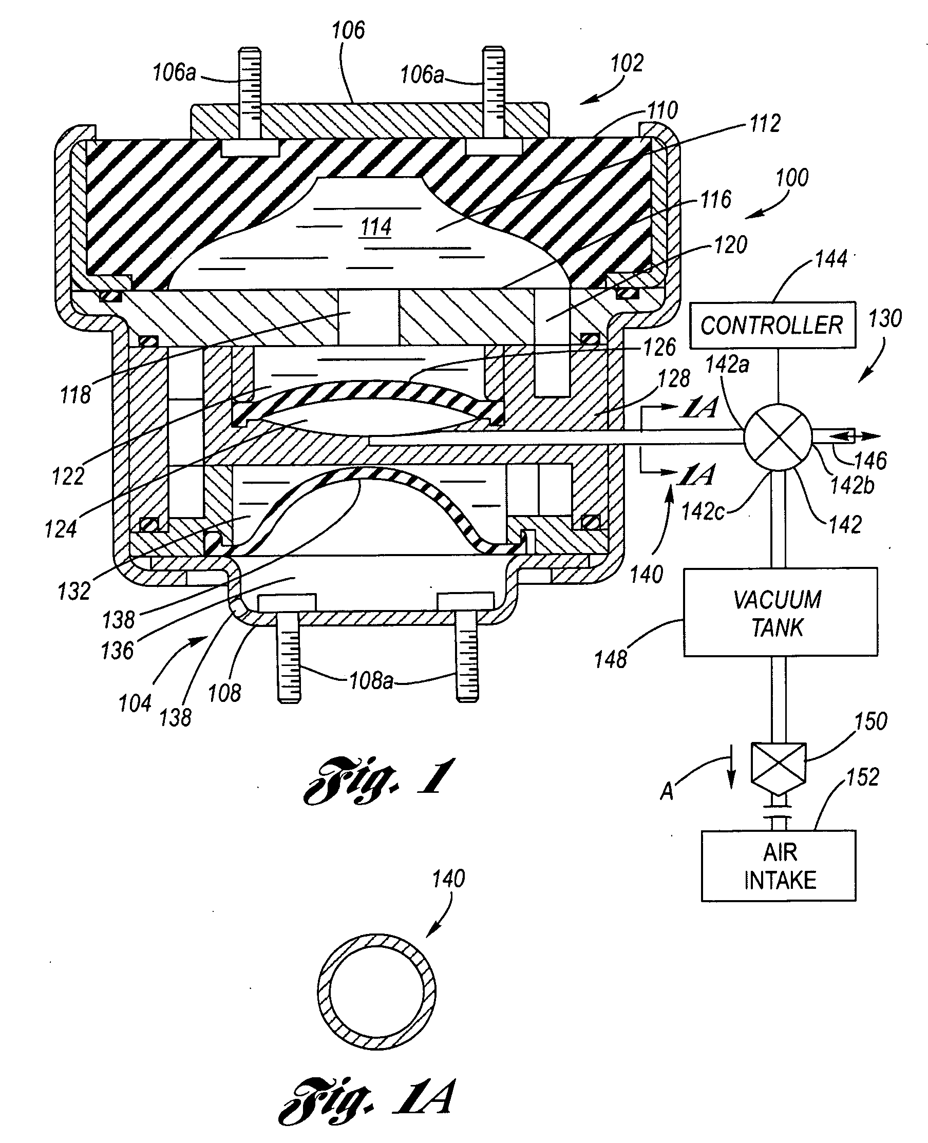 Hydraulic Mount Having Double Idle Rate Dip Frequencies of Dynamic Stiffness