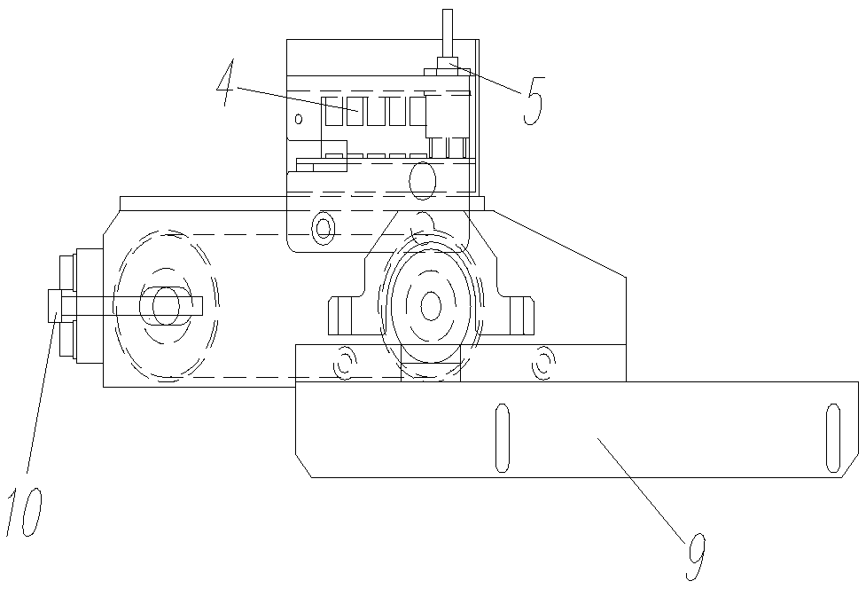 Crawler belt opening sealing device