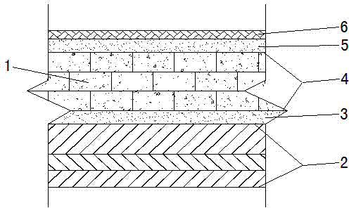 Lateral permeable road and construction method thereof