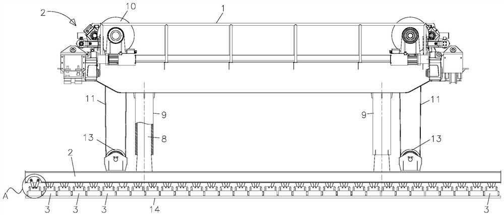 Electromagnetic floating type lifting appliance