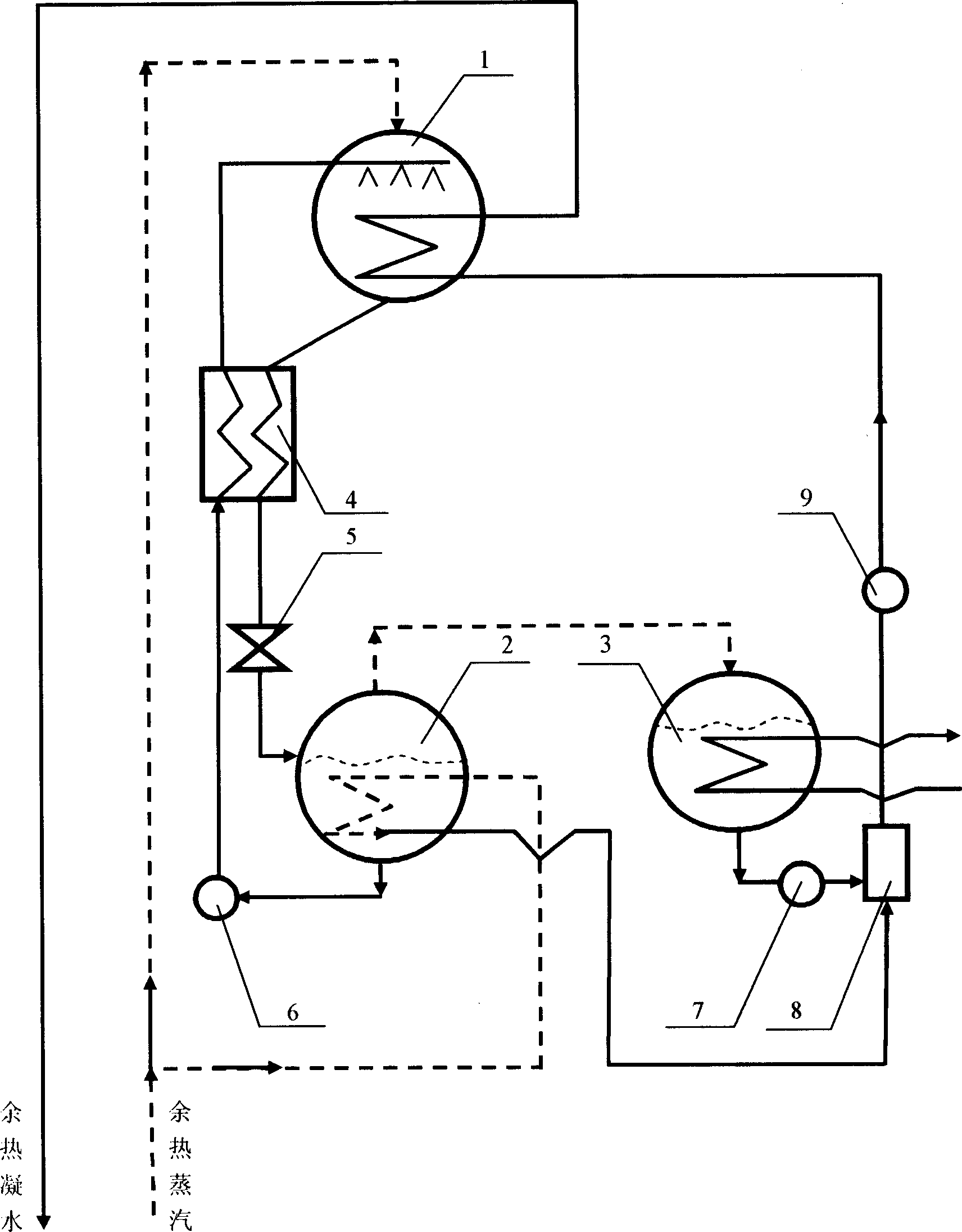 No.2-type opening absorbing water pump