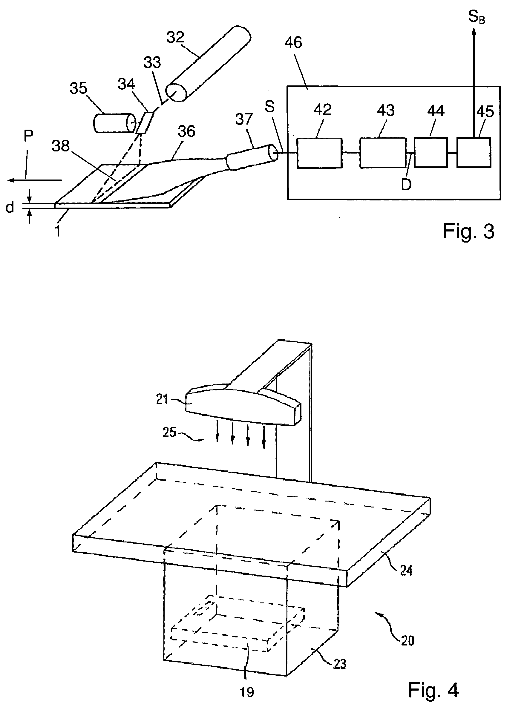 Read-out device and method for reading out X-rays stored in phosphor layers