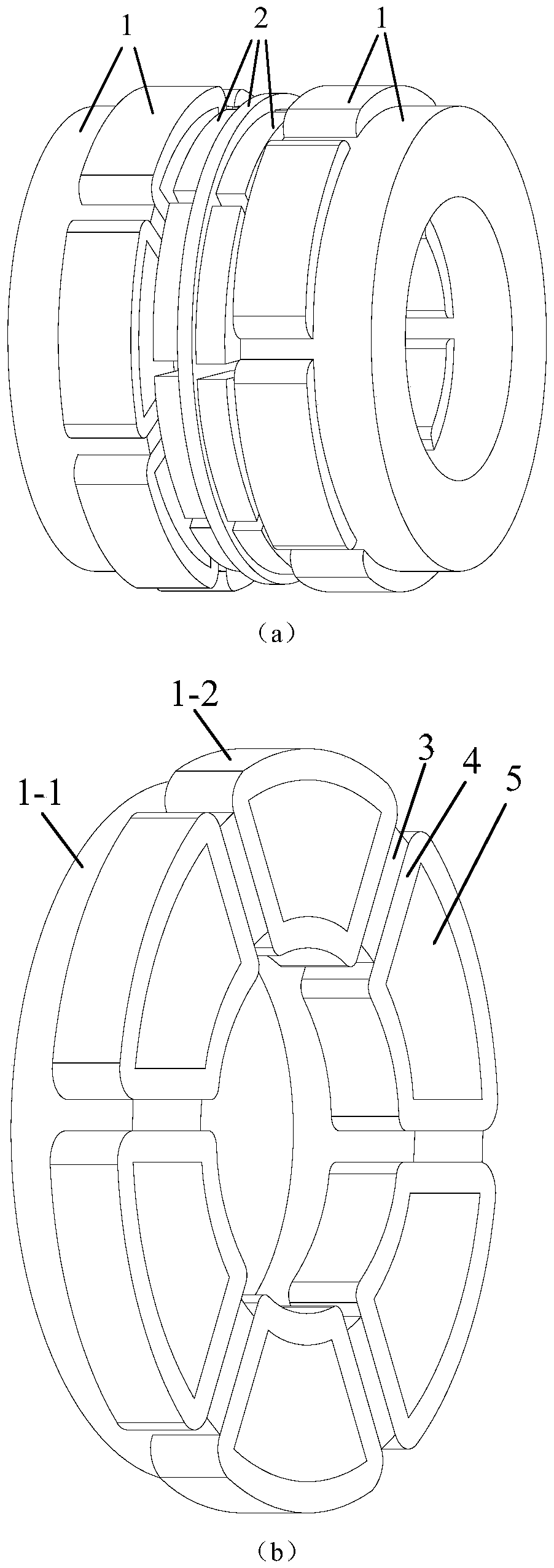 Double stator permanent magnet synchronous motor