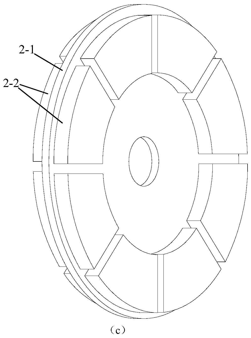 Double stator permanent magnet synchronous motor