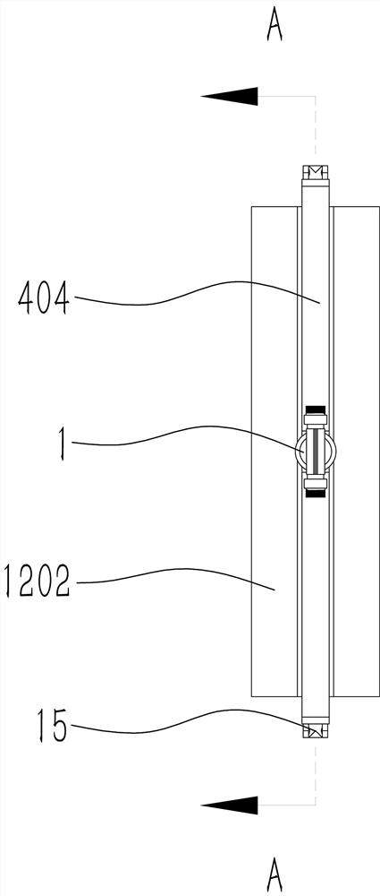 A formwork trolley release agent brushing device and working method