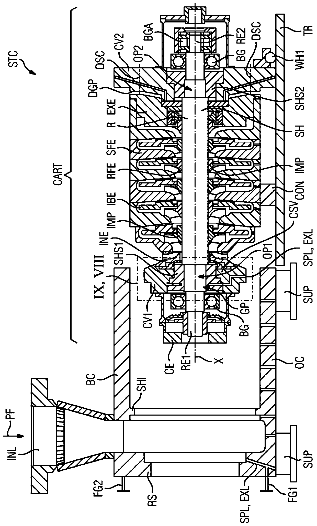 Single-shaft turbo compressor