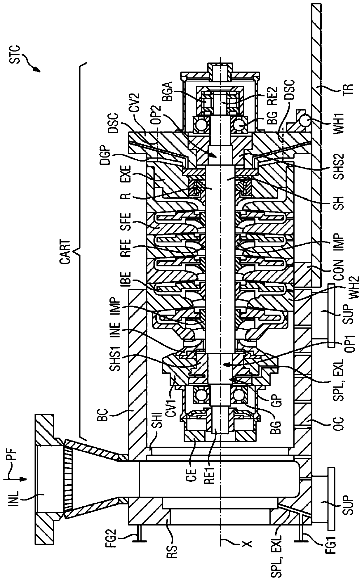 Single-shaft turbo compressor