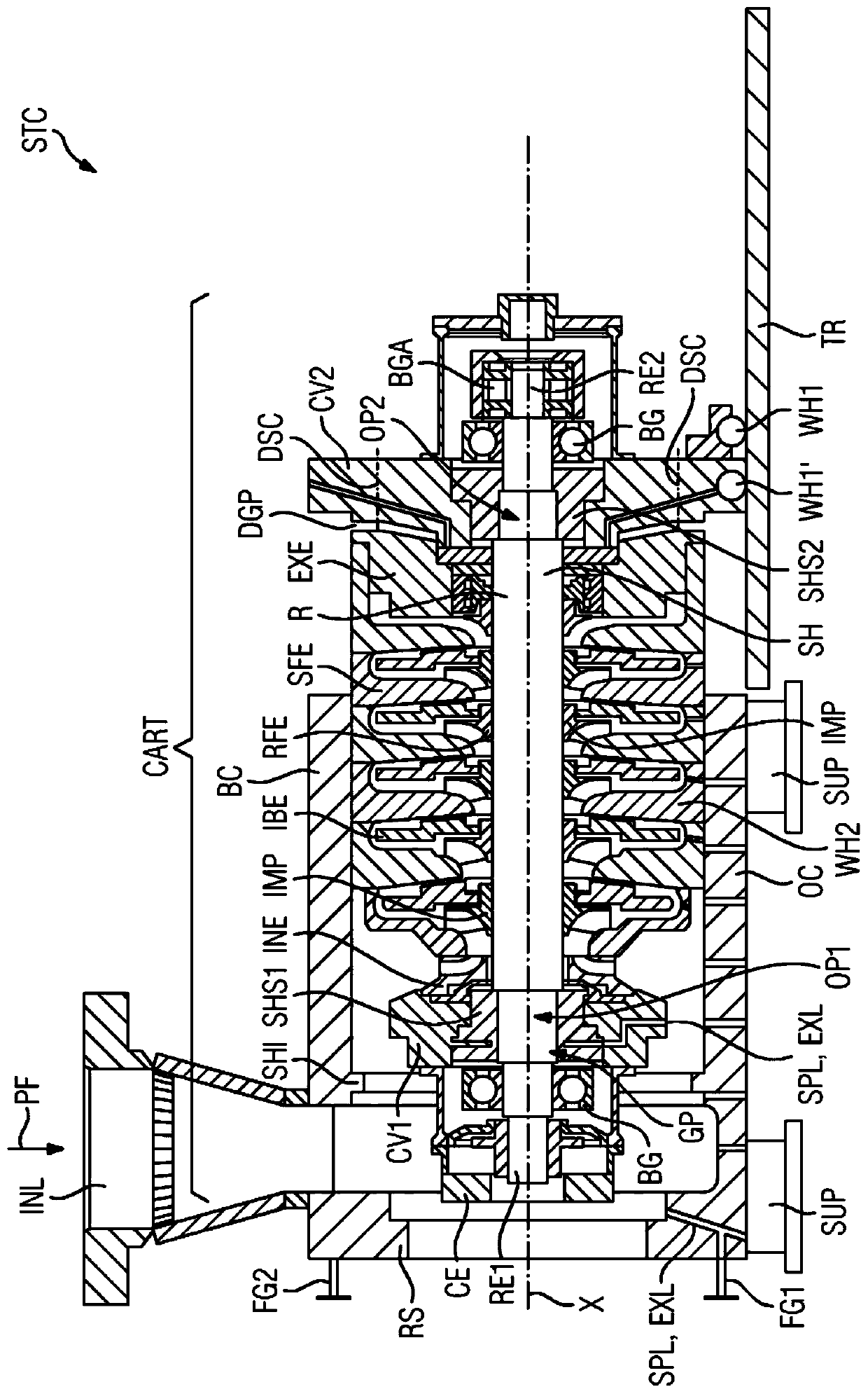 Single-shaft turbo compressor