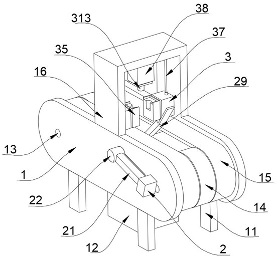 A stamping equipment for capacitor shell processing