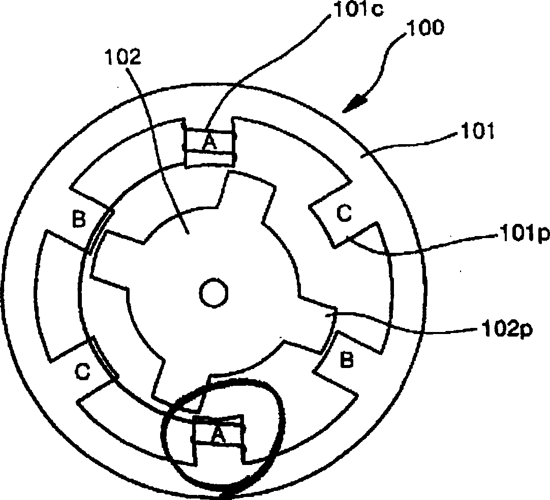 Method for controlling reluctance motor rotor alignment and driving circuit for realizing the method thereof