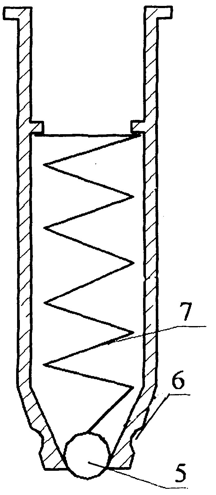 Anchoring structure for liquid-injection corrosion-resistant anchor rod or anchor cable and construction method thereof