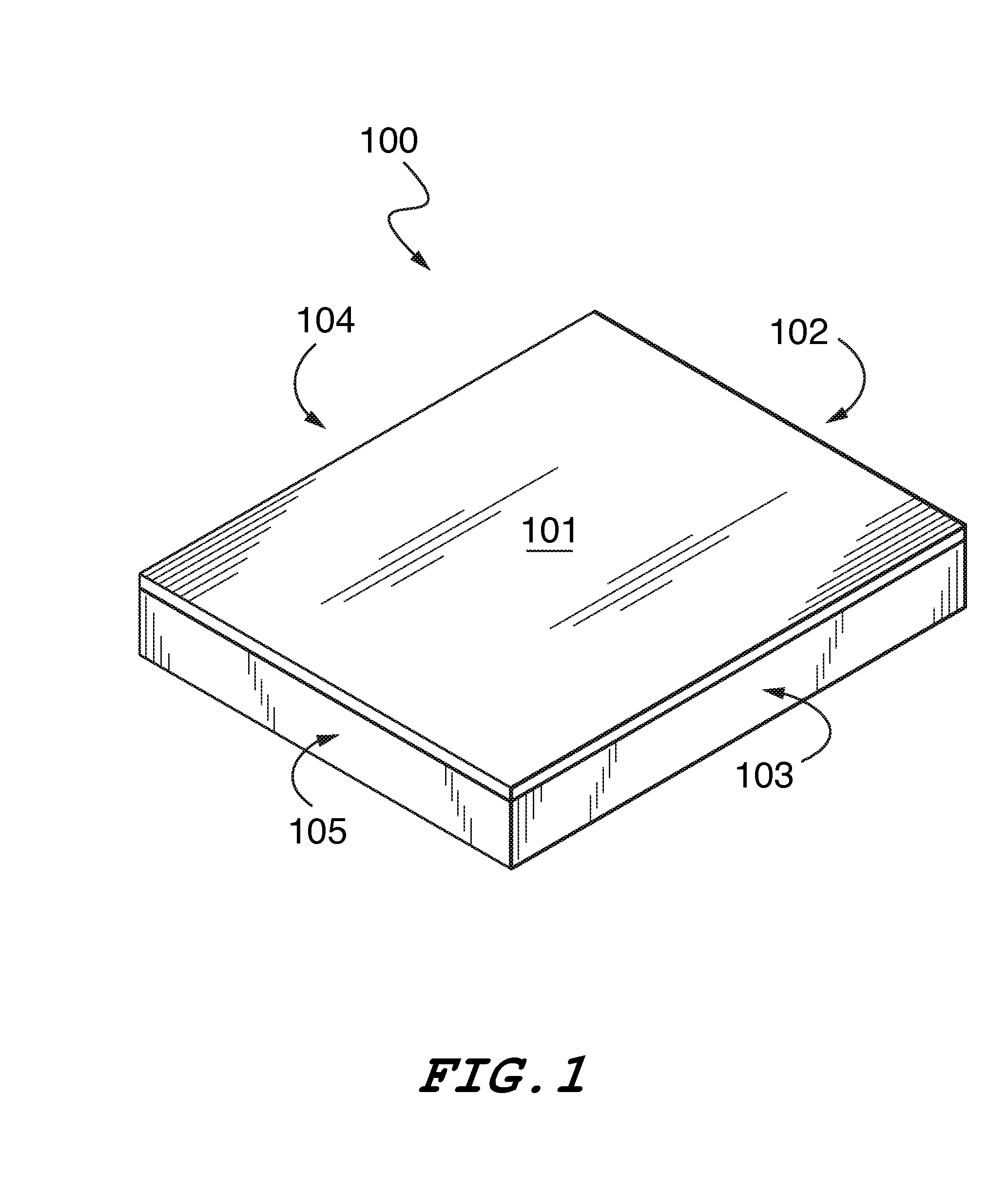 Table Tennis Table with a Honeycomb Core and a Method for its Manufacture