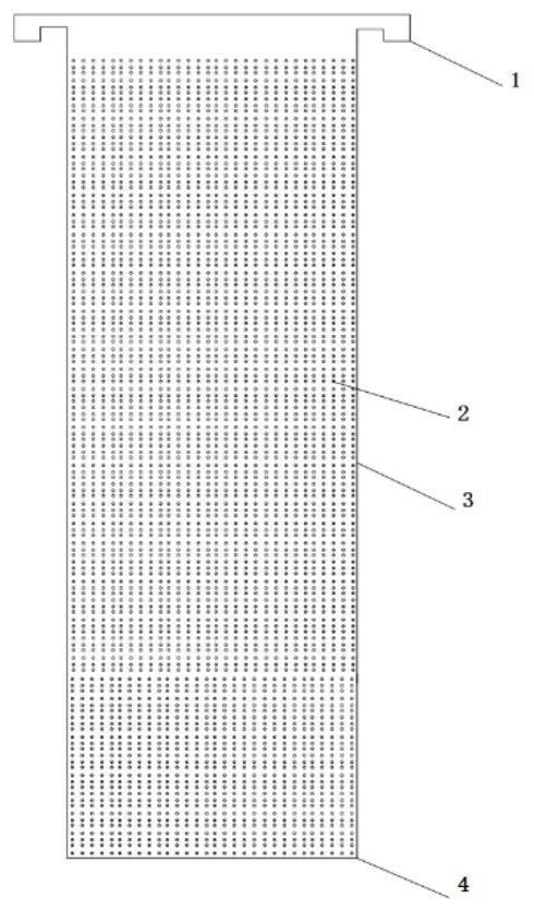 Selective thermal sintering molding 3D printing mercury removal bag cage and preparation method thereof