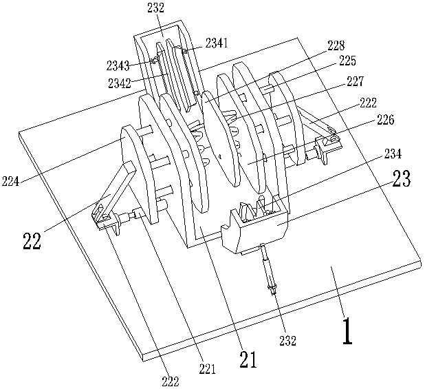 Automatic recovery equipment used for bicycle body parts of waste shared bicycle